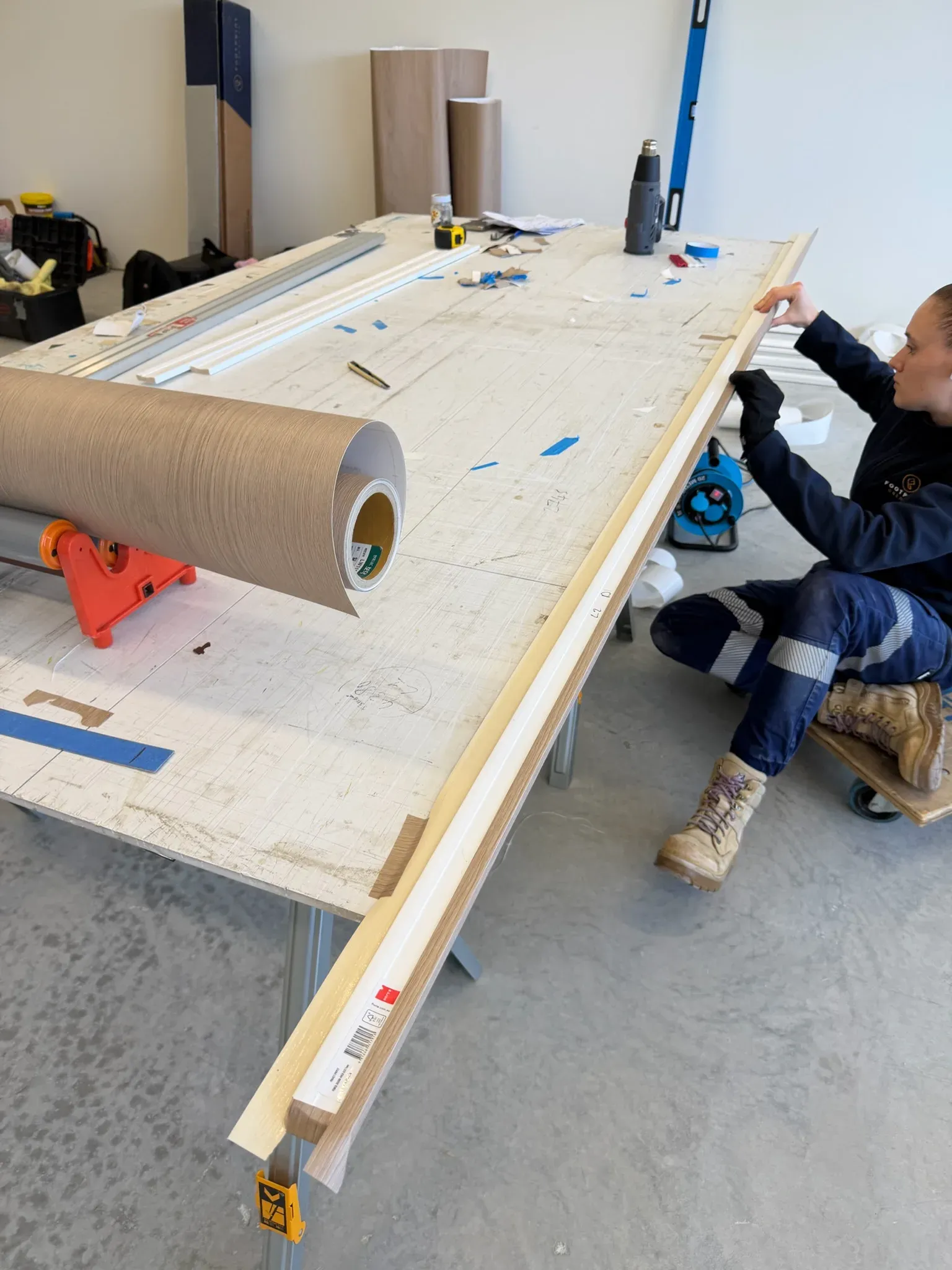 McCourt St Lobby Refurb, workshop prep